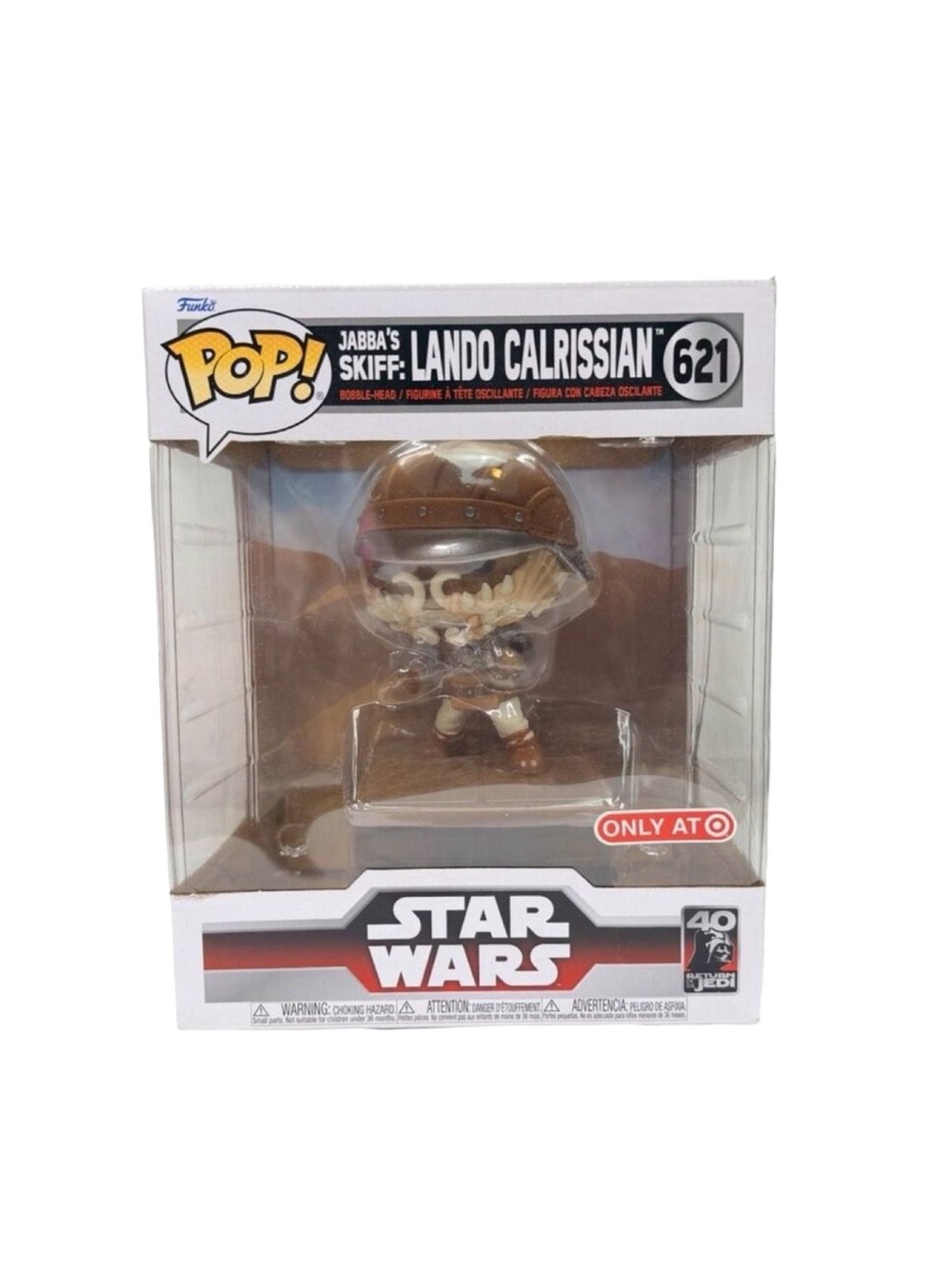 Funko Pop! Deluxe: 621 Jabba’s Skiff: Lando Calrissian Star Wars Bobblehead